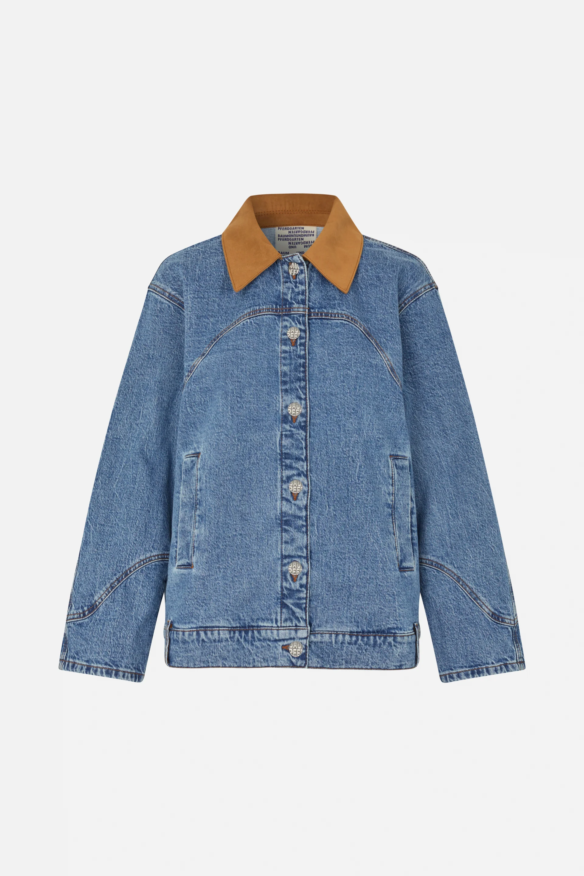 BAYSON JACKET | Denim Suede Mix - Image 5