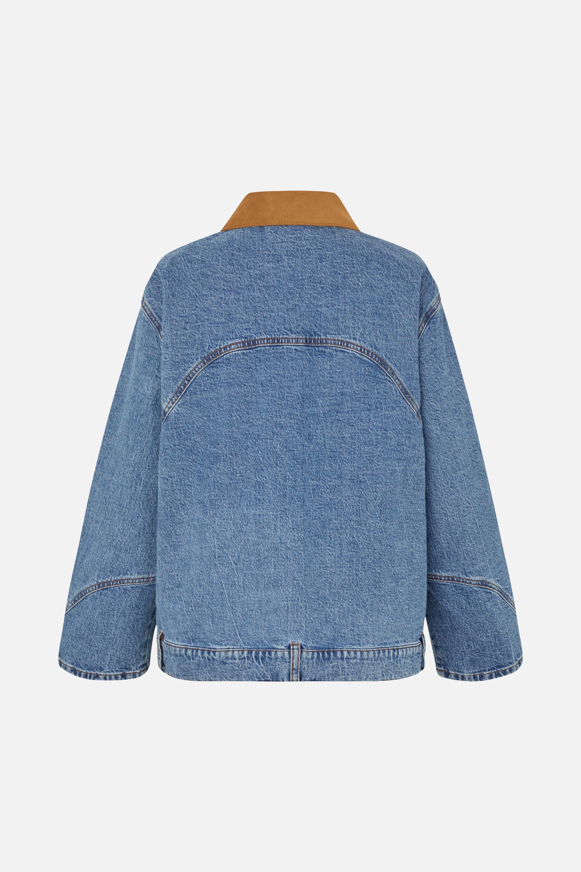 BAYSON JACKET | Denim Suede Mix - Image 6