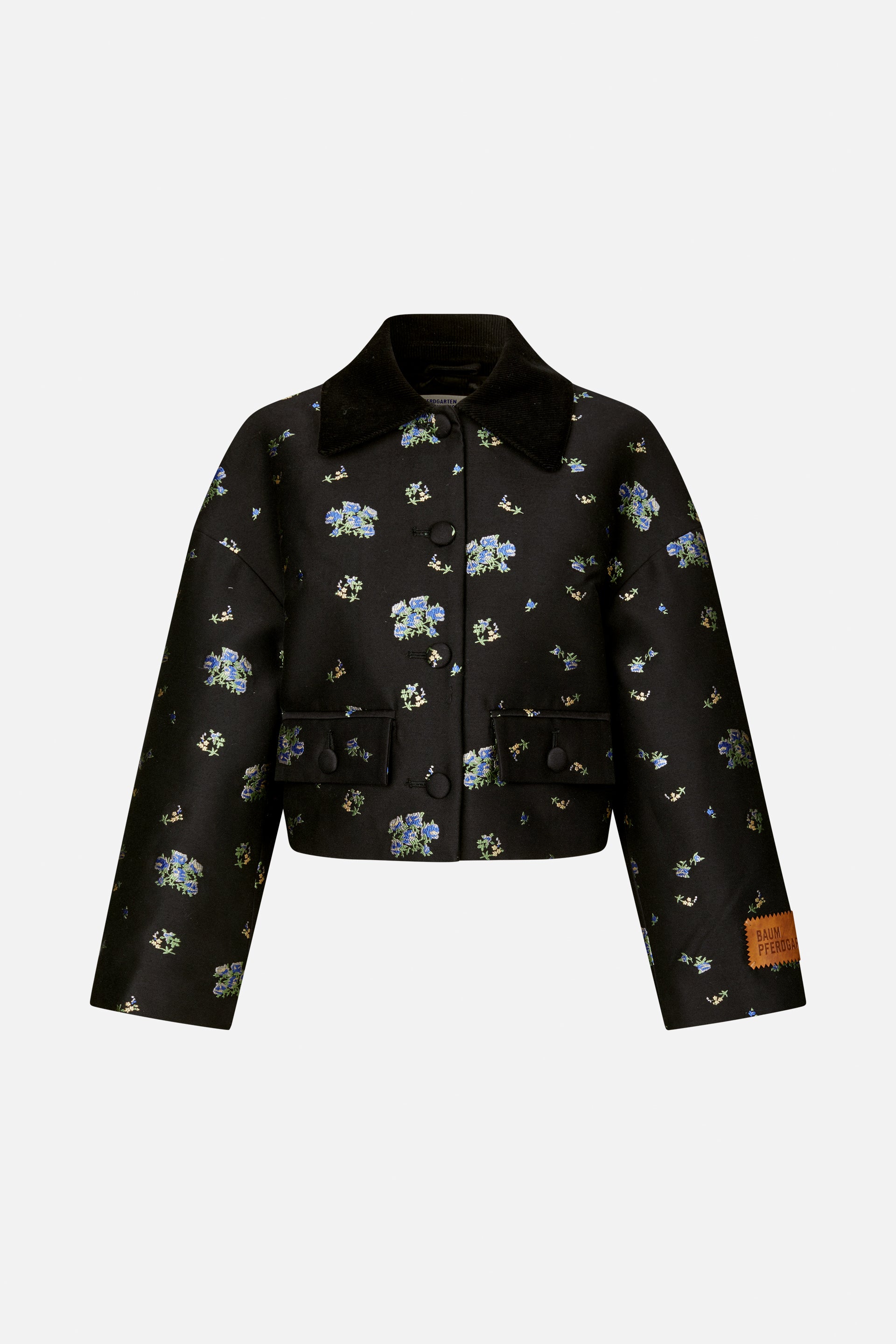 BEBETH JACKET | Black Small Flower - Image 5