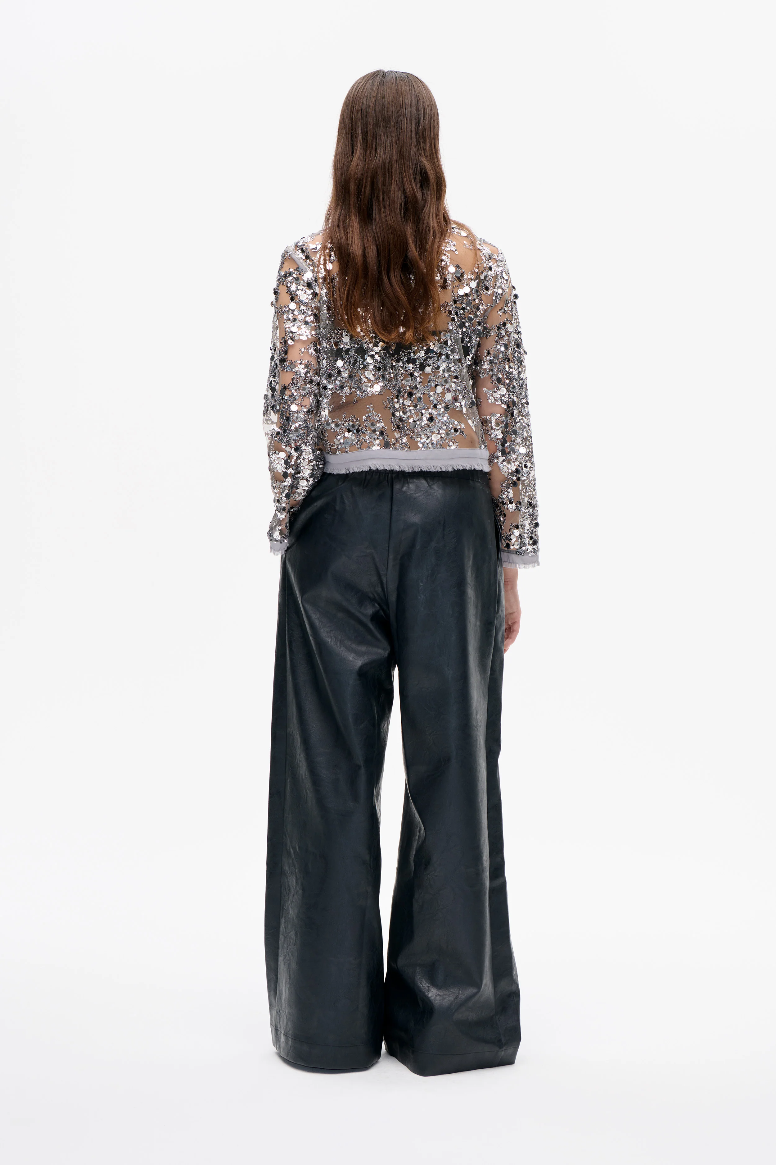 BETHINA JACKET | Grey Sequins - Image 3