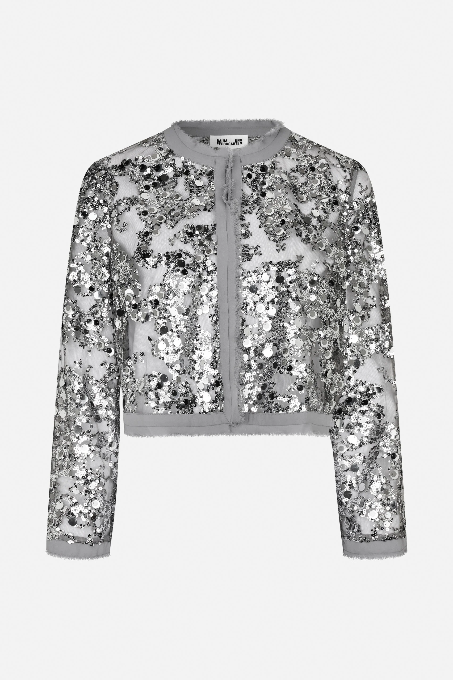 BETHINA JACKET | Grey Sequins - Image 4