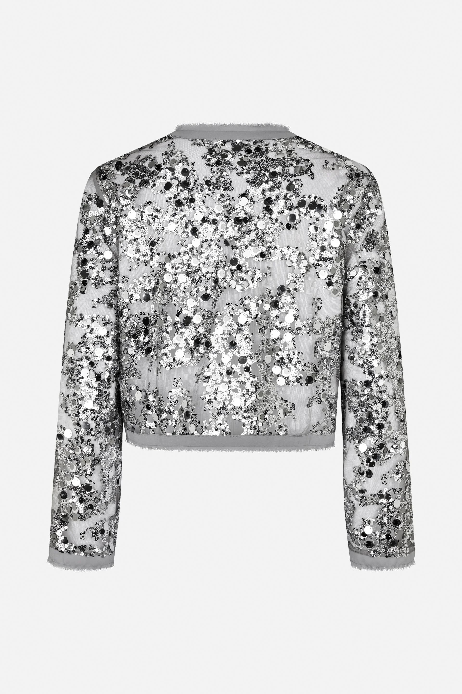 BETHINA JACKET | Grey Sequins - Image 5