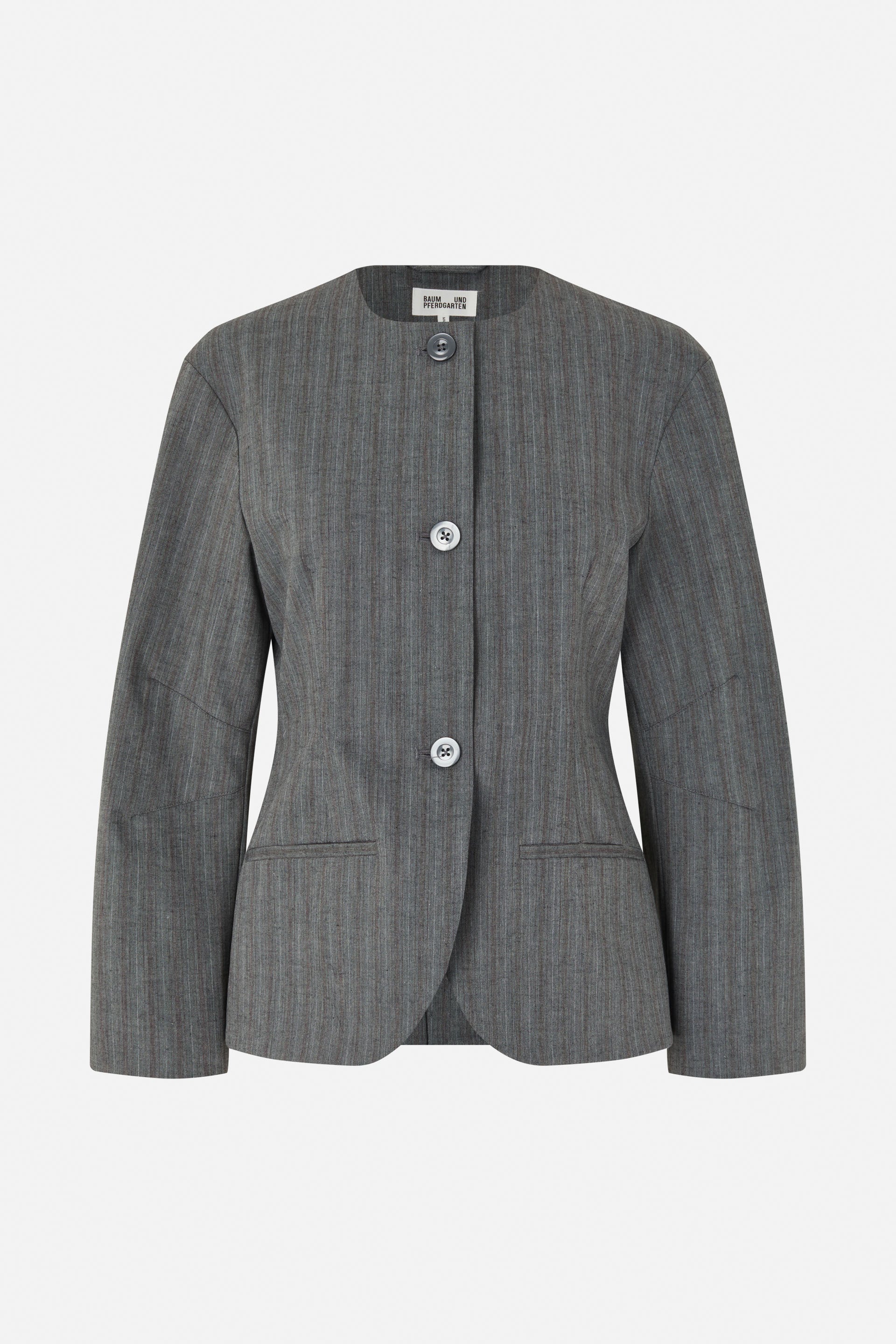 BOTILDA JACKET | Grey Stripes - Image 5