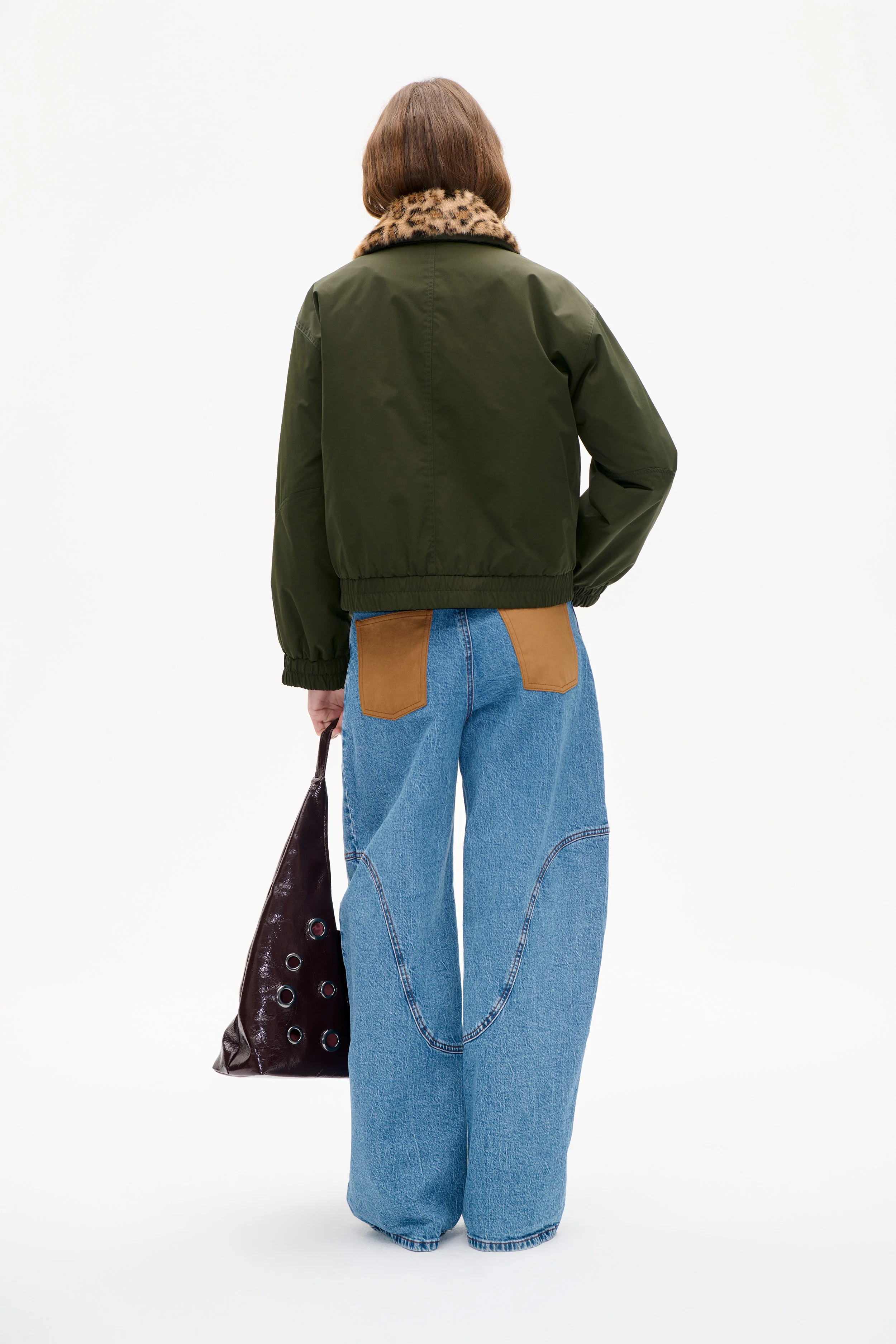 BRONTE JACKET | Rosin Green Leopard - Image 3