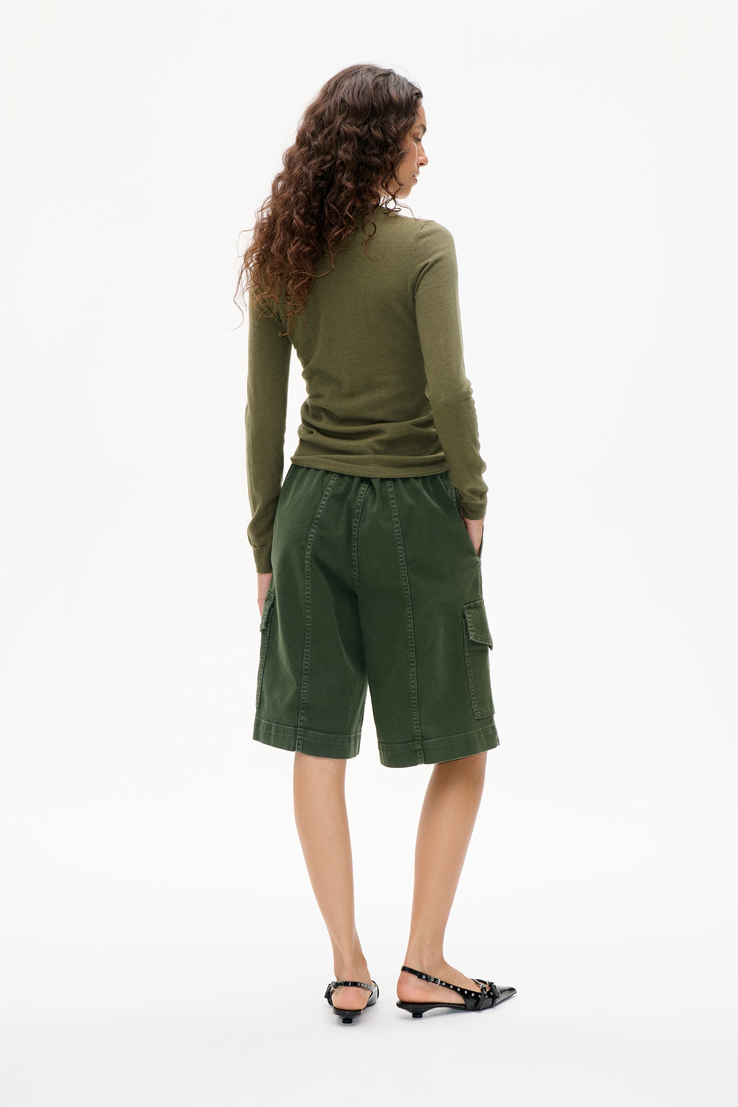 CAITLIN SWEATER | Rosin Green - Image 3