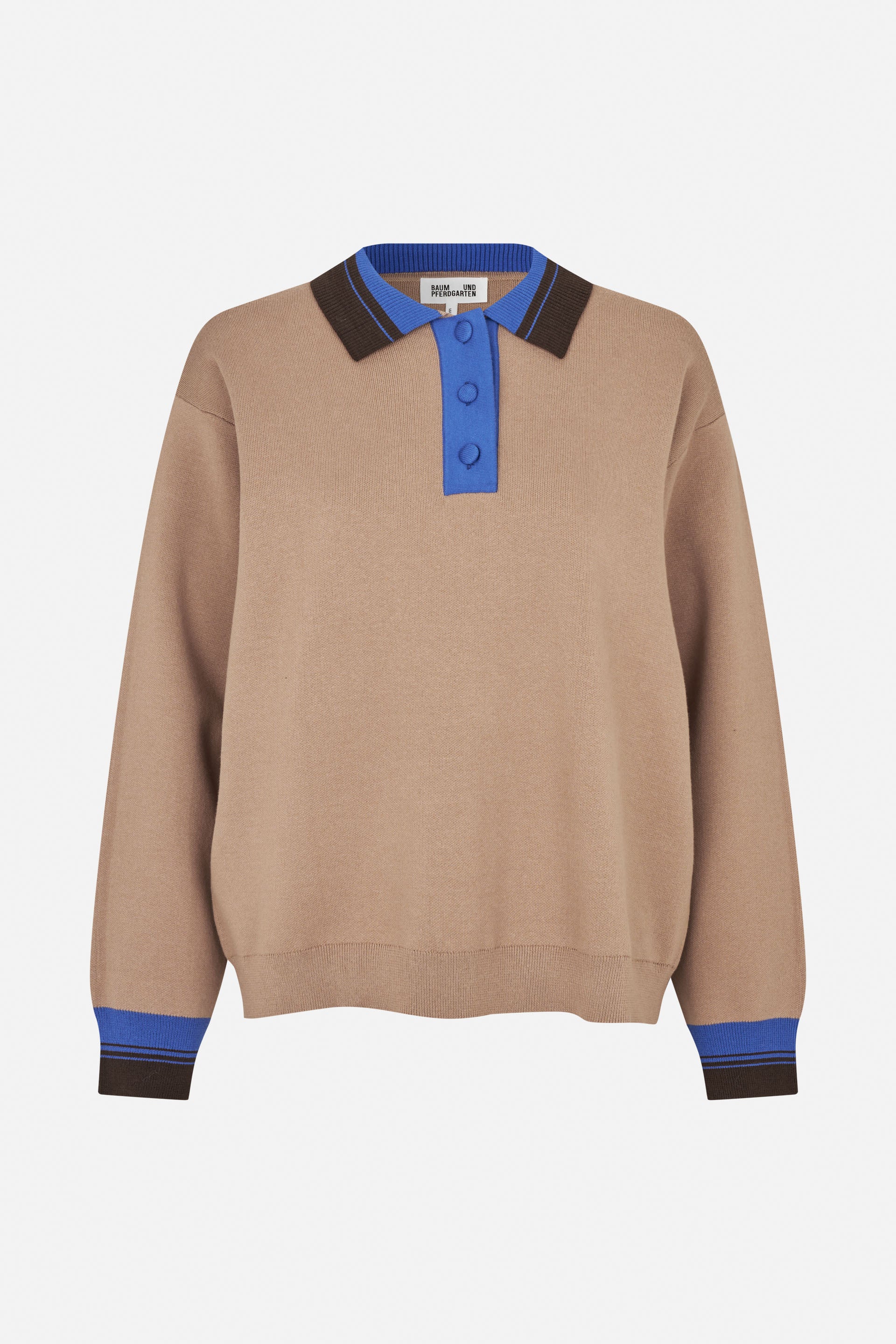 CHIRA SWEATER | Camel Blue Mix - Image 4