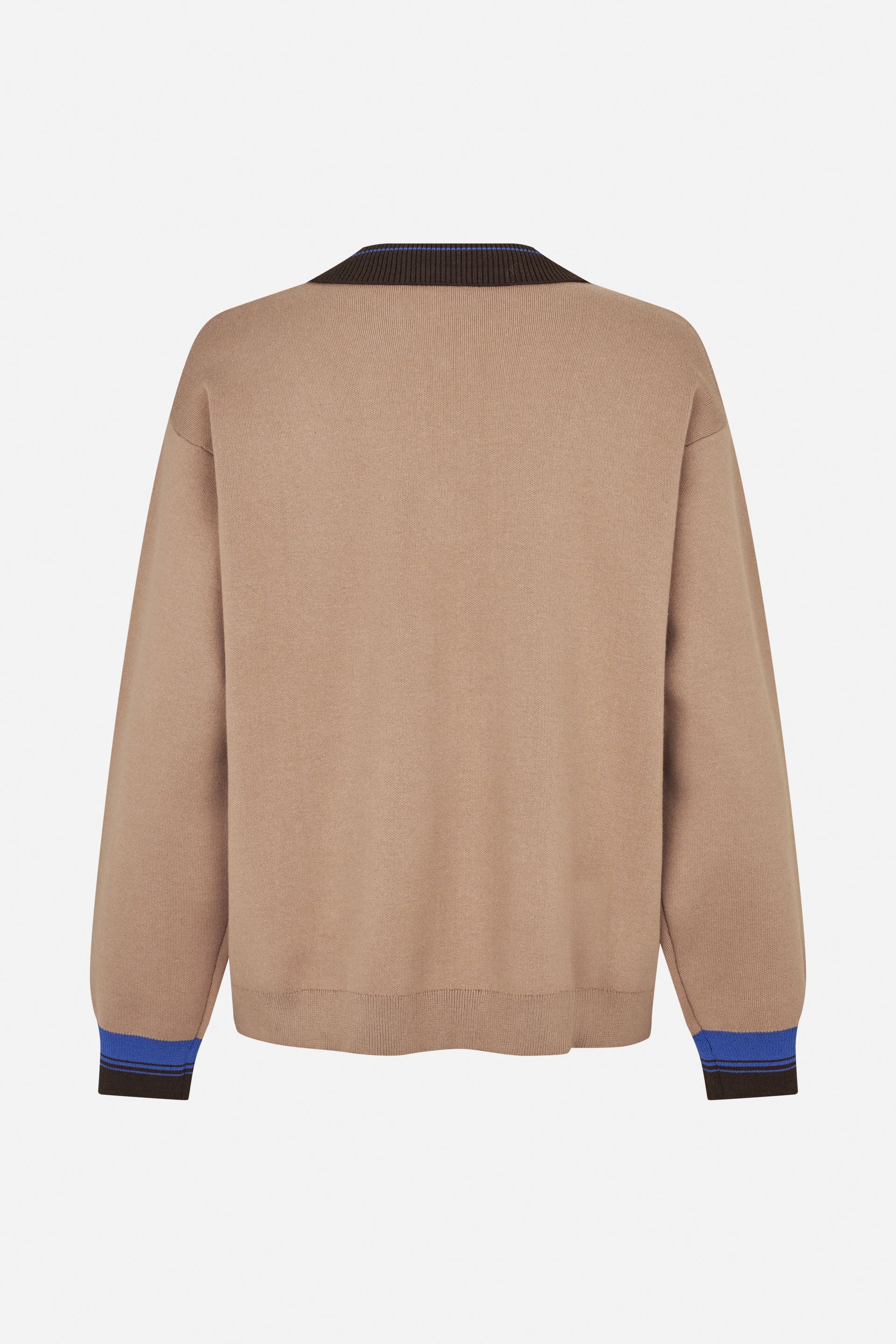 CHIRA SWEATER | Camel Blue Mix - Image 5