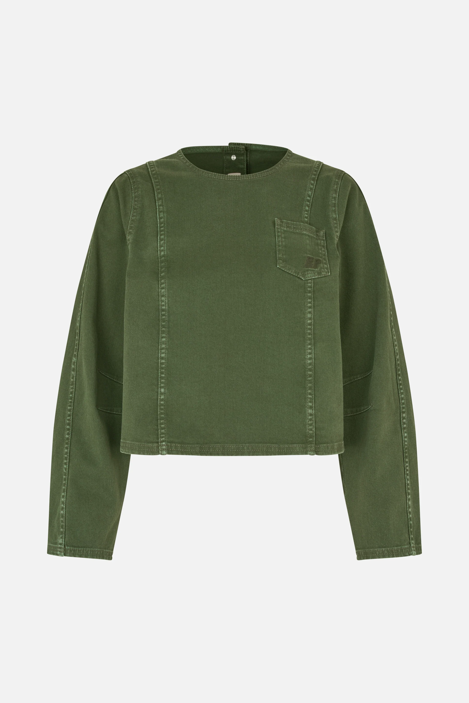 MADEL BLOUSE | Rosin Green - Image 4