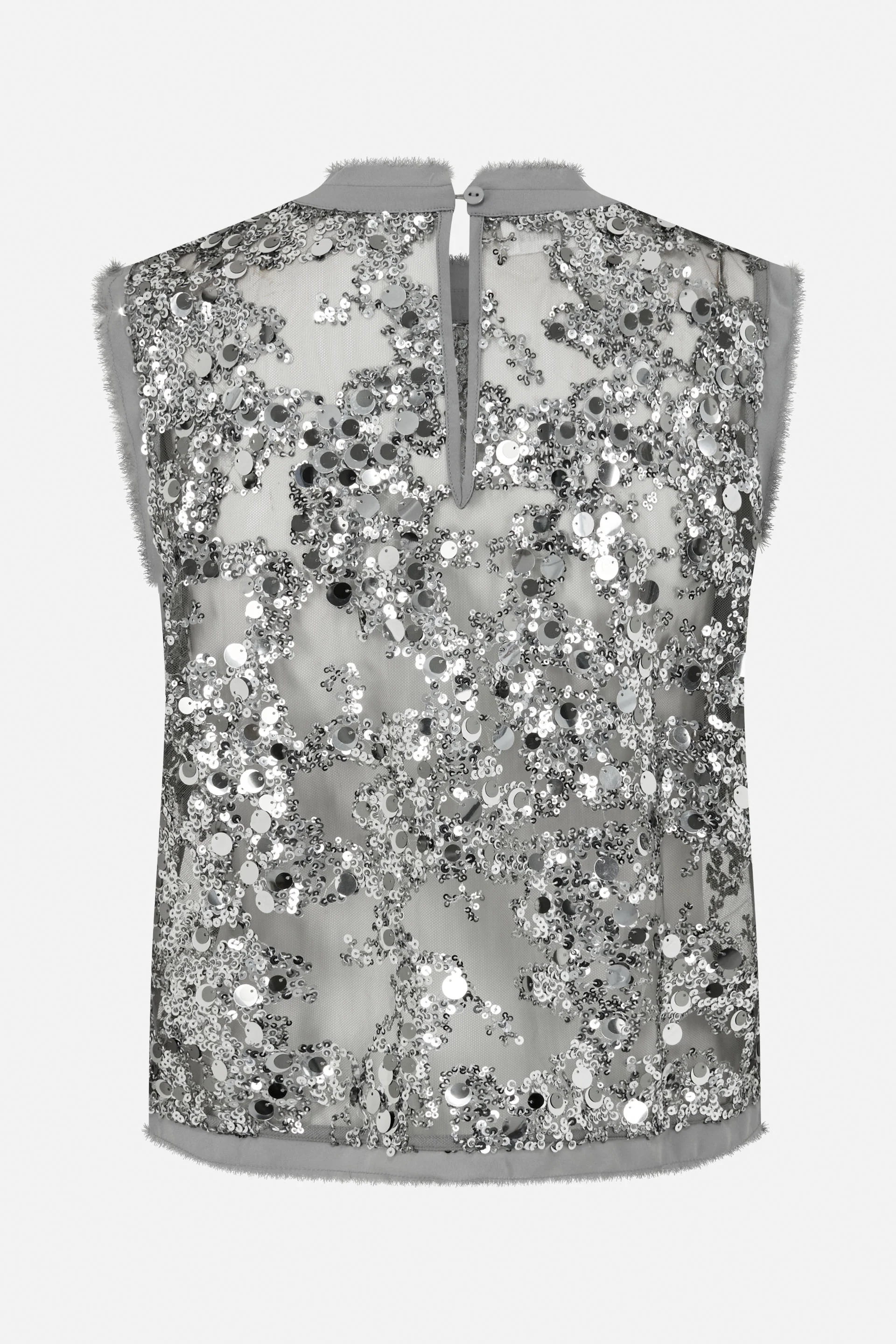 MANIRA BLOUSE | Grey Sequins - Image 6