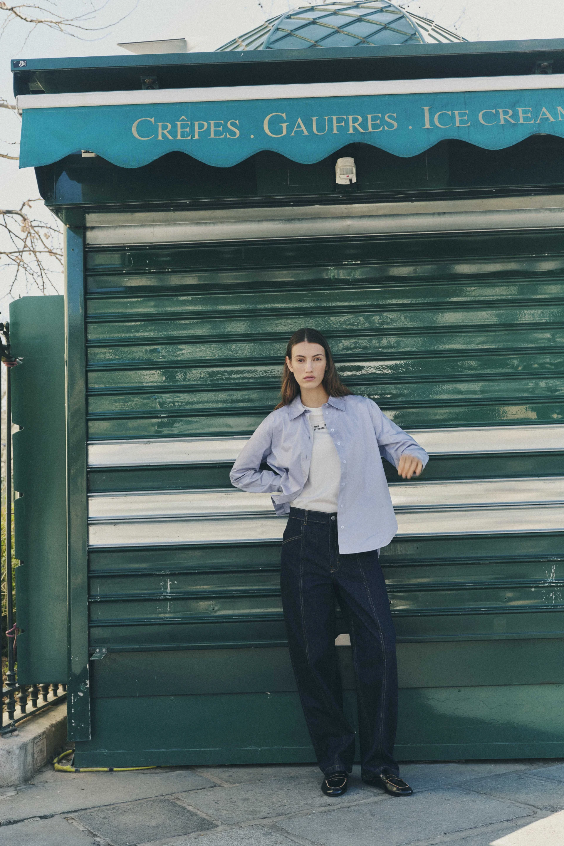 MAXENE SHIRT | Brunnera Blue - Image 4