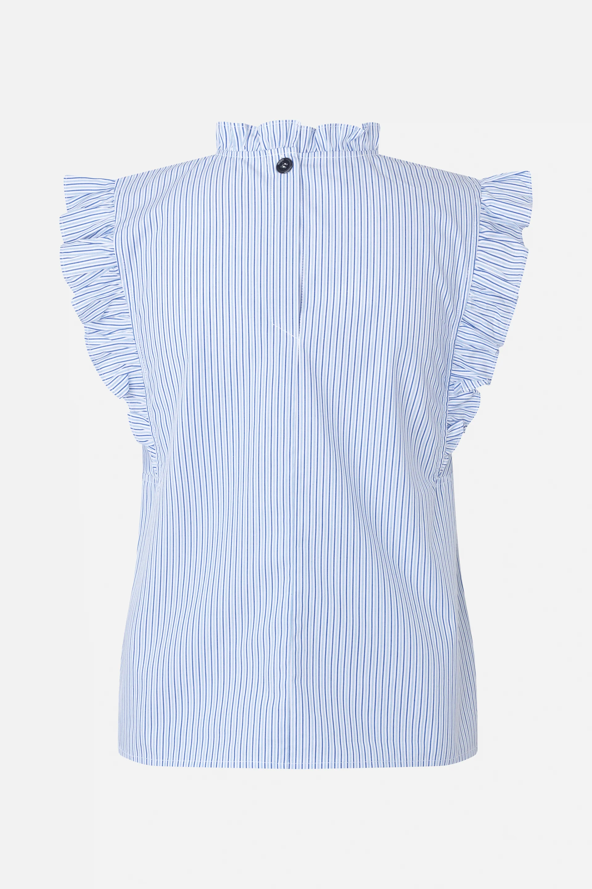 MAYBEL BLOUSE | Light Blue Stripe - Image 5