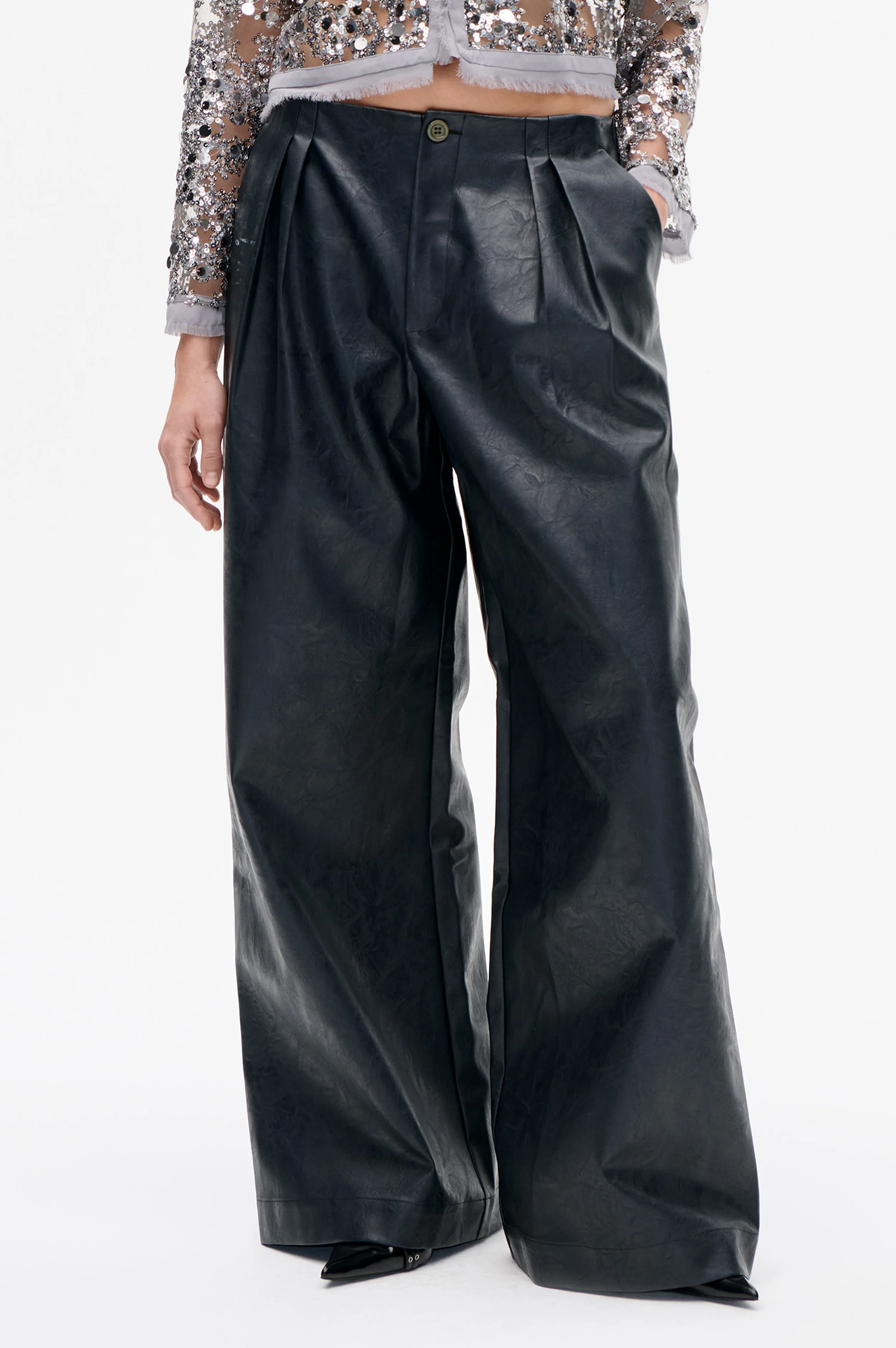 NAOMIE TROUSERS | Dark Navy - Image 3