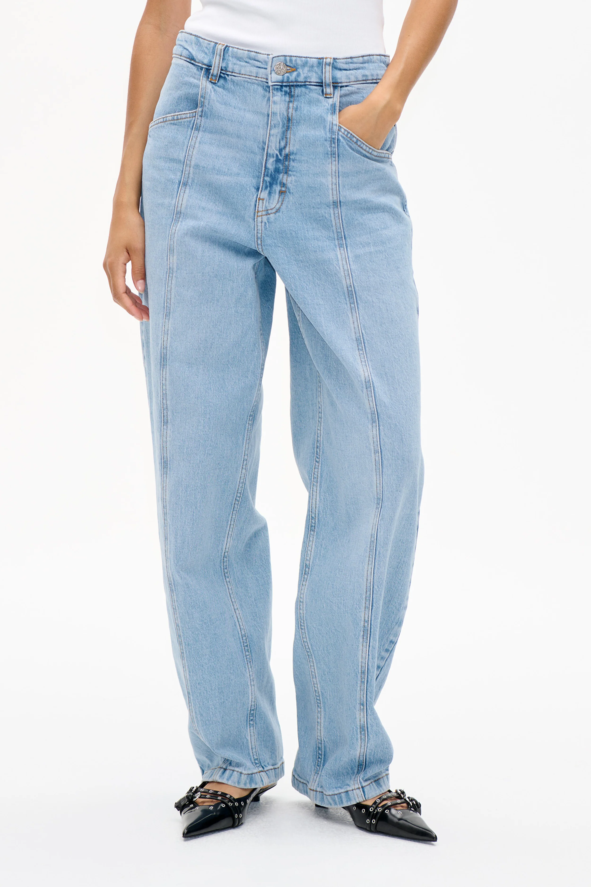 NO 02 JEANS | Washed Light Blue - Image 3