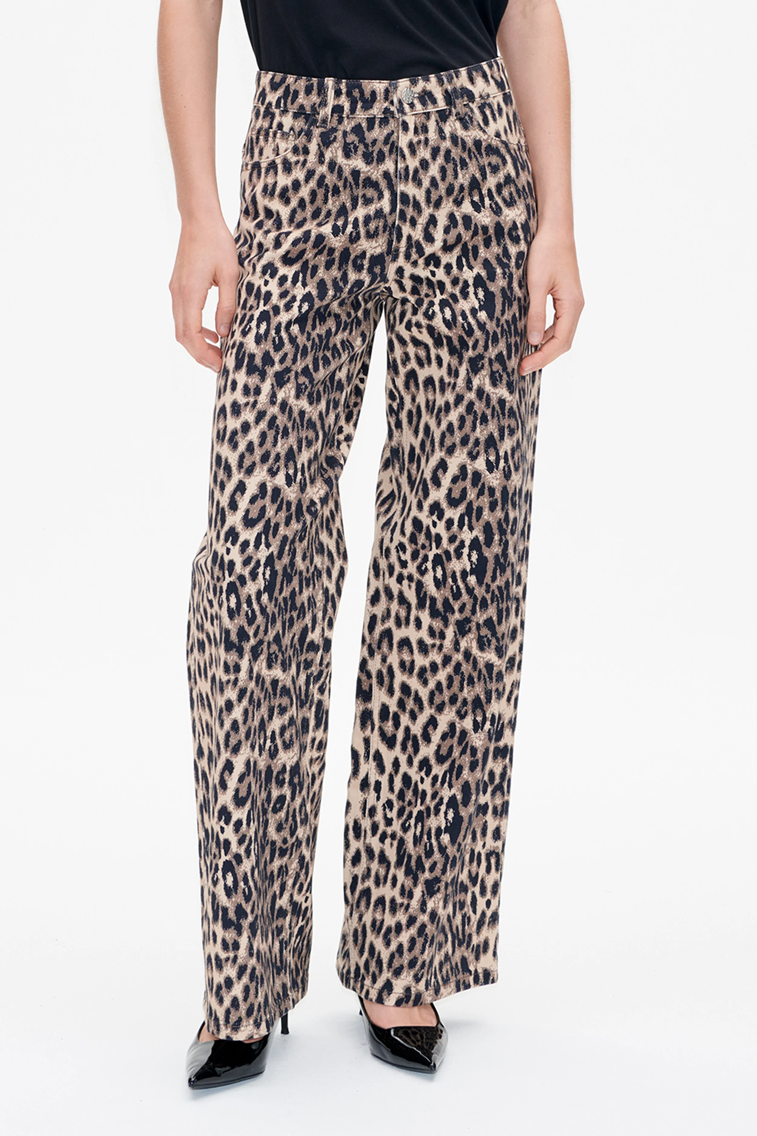 NICETTE JEANS | Brown Baum Leopard - Image 3