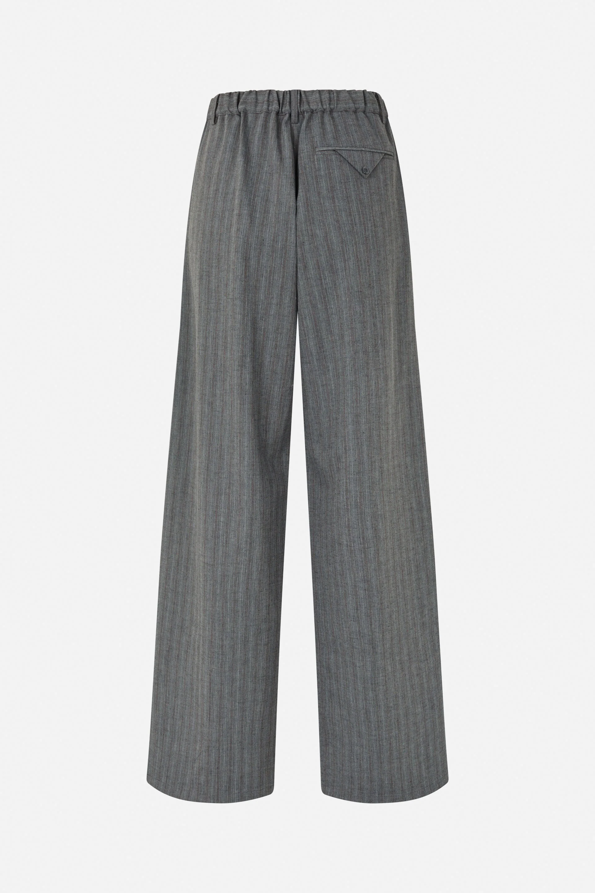 NOOR TROUSERS | Grey Stripes - Image 6